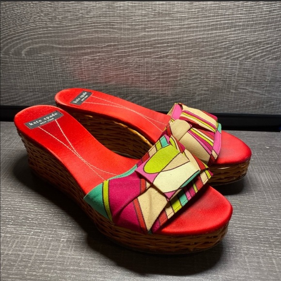 Vintage kate spade platform sandals - Picture 2 of 8
